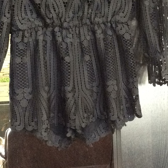 Ministry of style black lace shorts jumper. - Picture 5 of 5